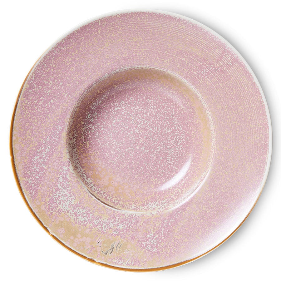 HK Living | Chef ceramics pasta bord pink