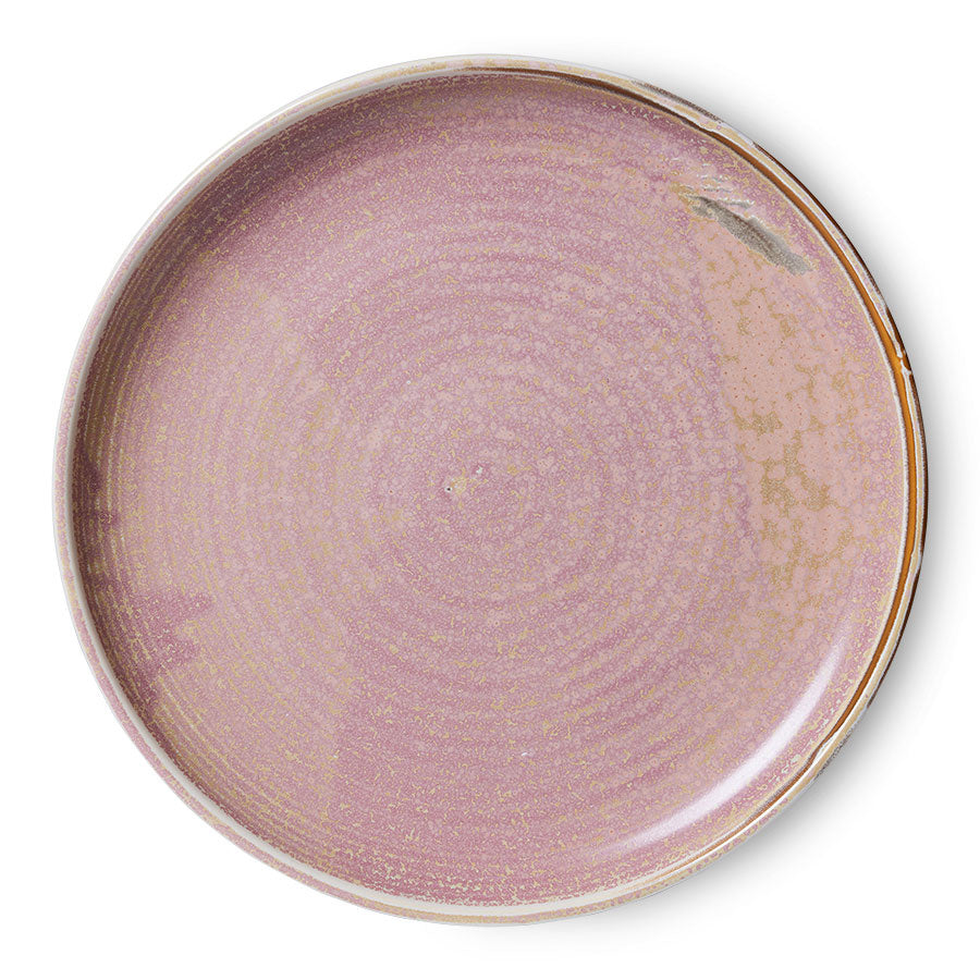 HK Living | Chef ceramics dinerbord pink