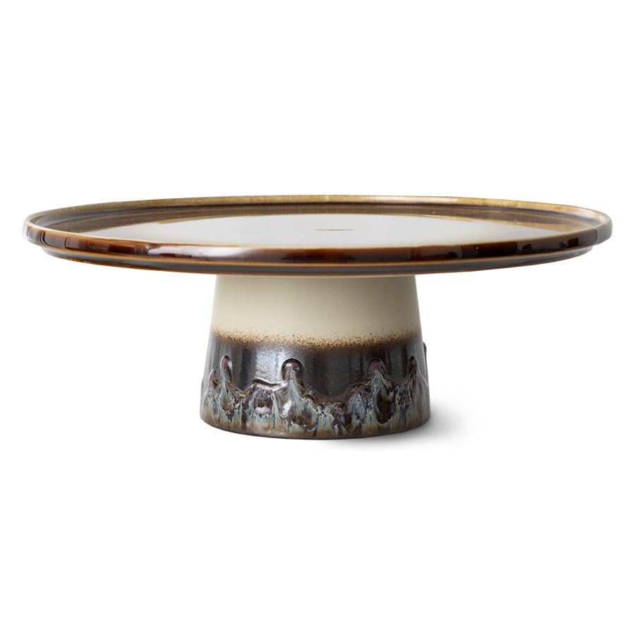 HK Living | 70's servies Taartschaal Orbit