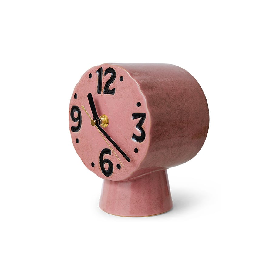 HK Living | Retro clock pink