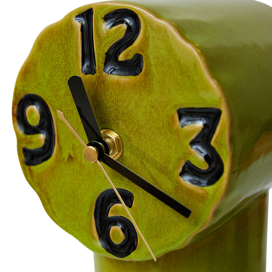 HK Living | Retro clock olive