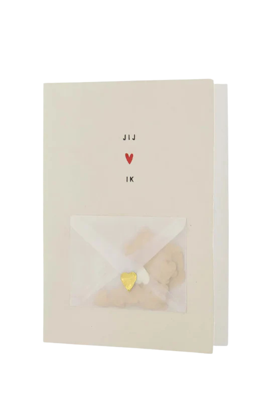 Zusss | Kaart jij en ik met envelopje