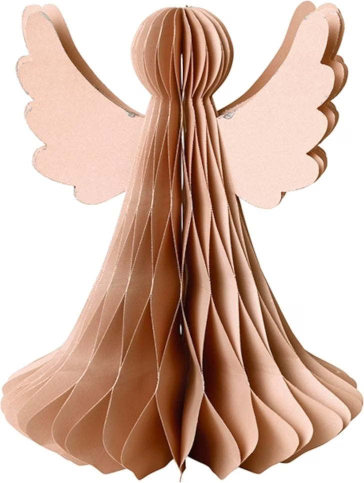 Broste Copenhagen | Papieren engel roze 12.5cm