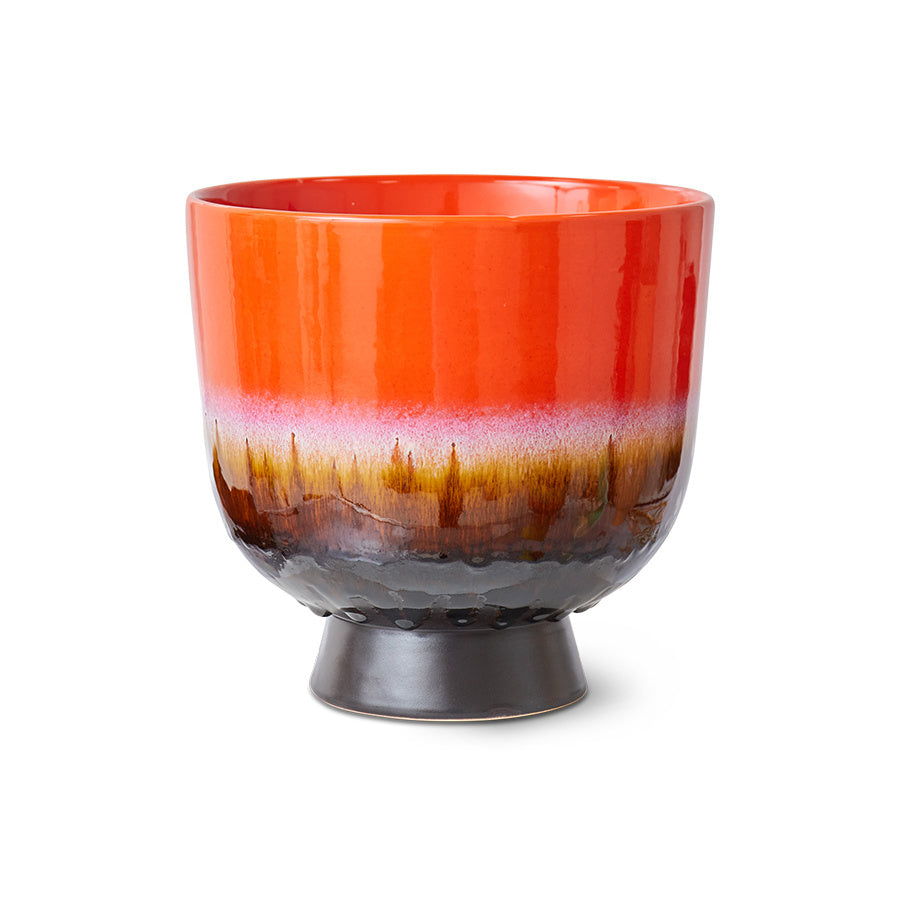 HK Living | Retro flower pot cherry red