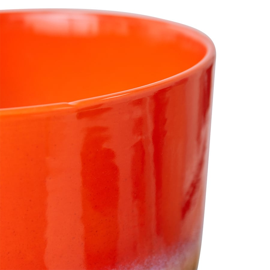 HK Living | Retro flower pot cherry red