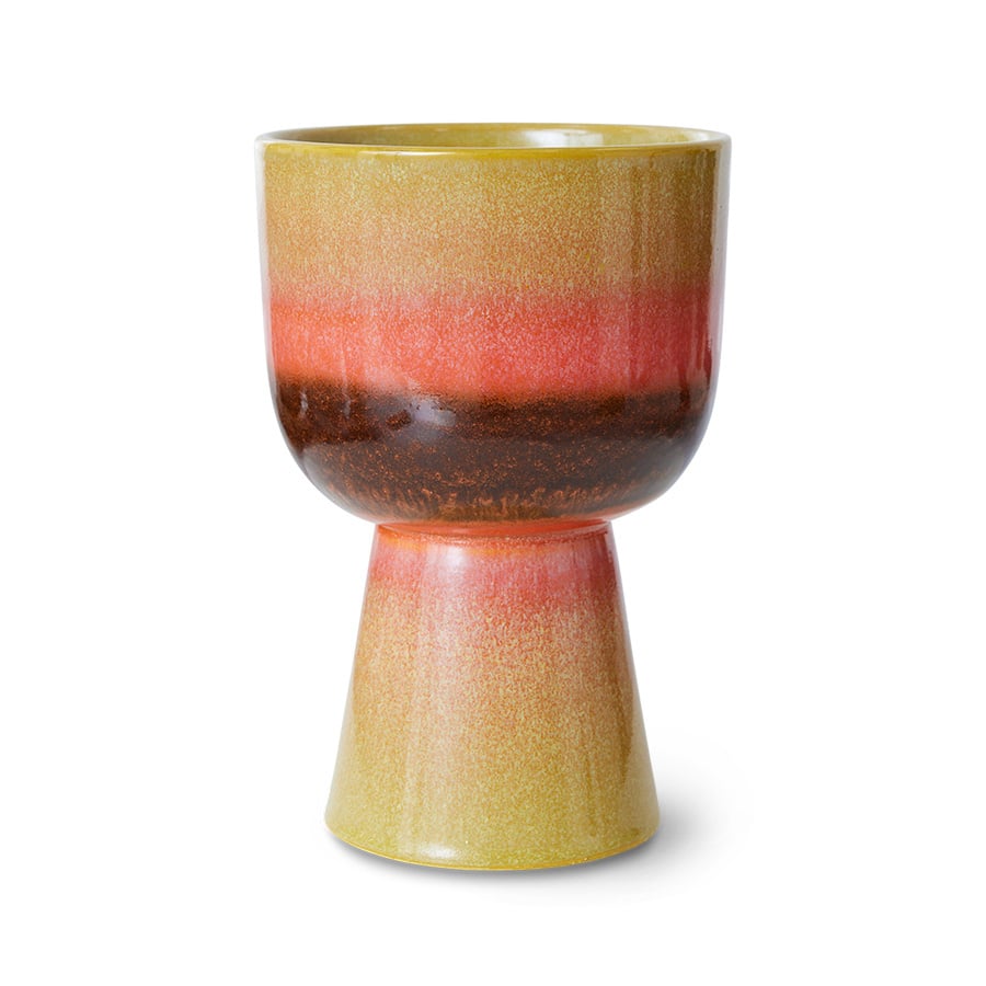HK Living | Retro flower pot lime green