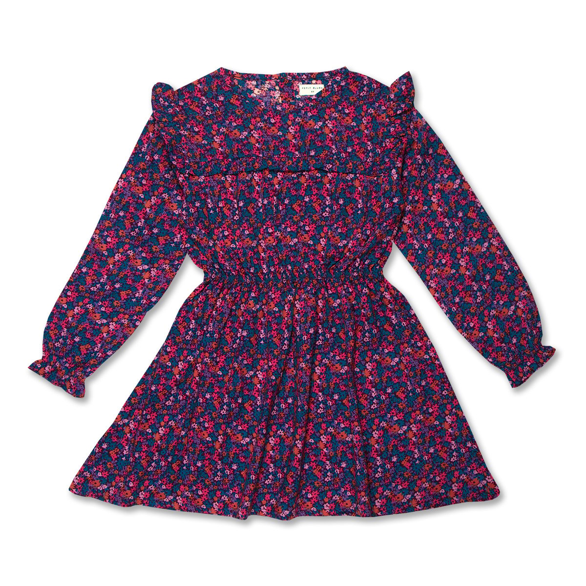 Petit Blush | Ruffle dress blossom plum