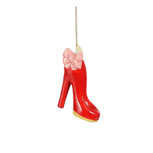 Stijl28 | Ornament schoen rood 6x3x8cm