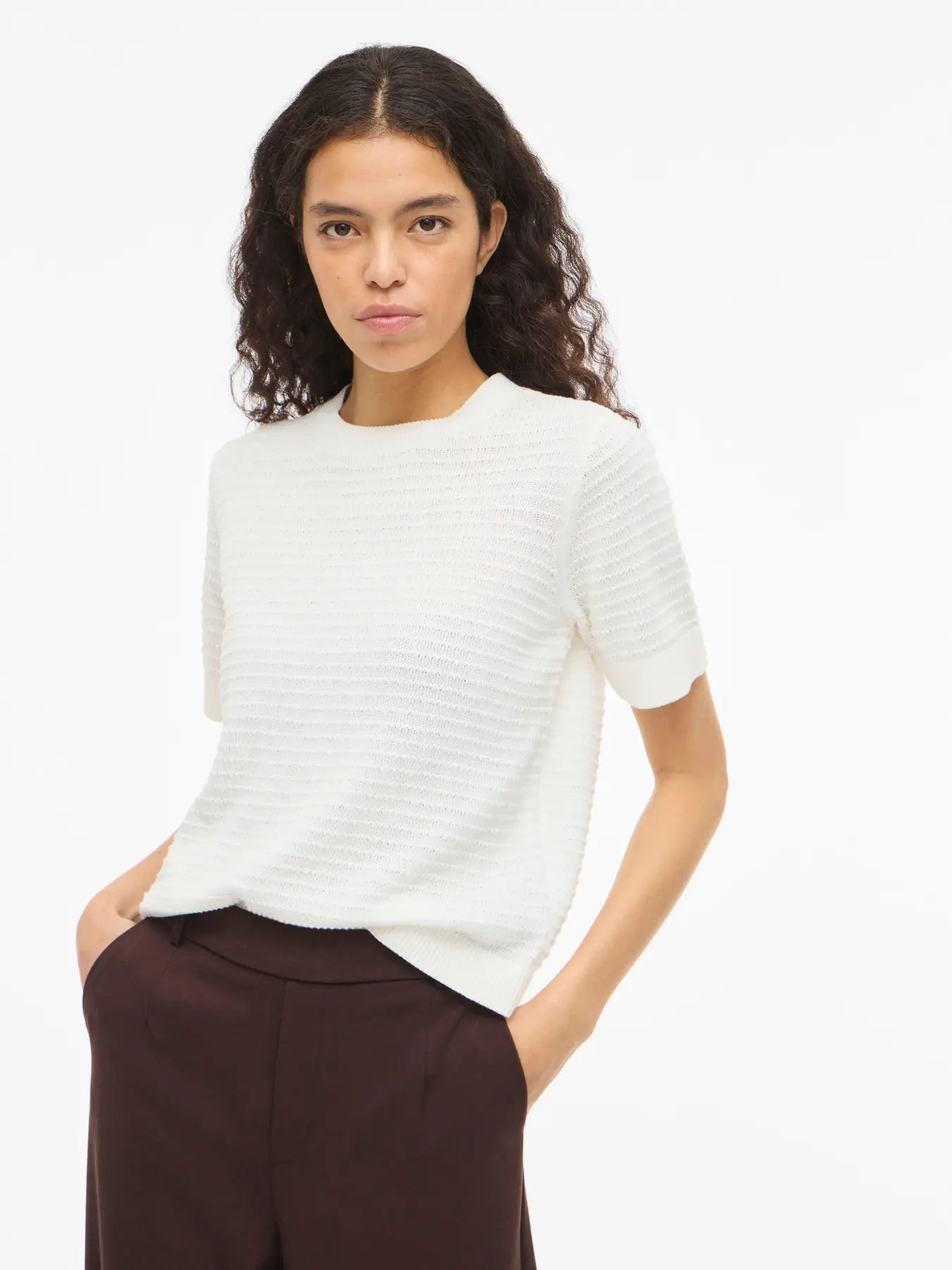 Vila | Top Ollo white NOOS