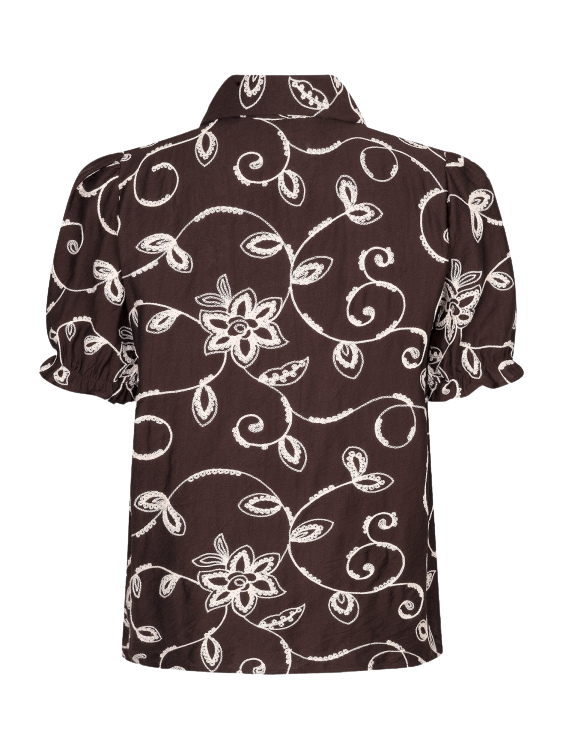 Ydence | Blouse Leila dark brown