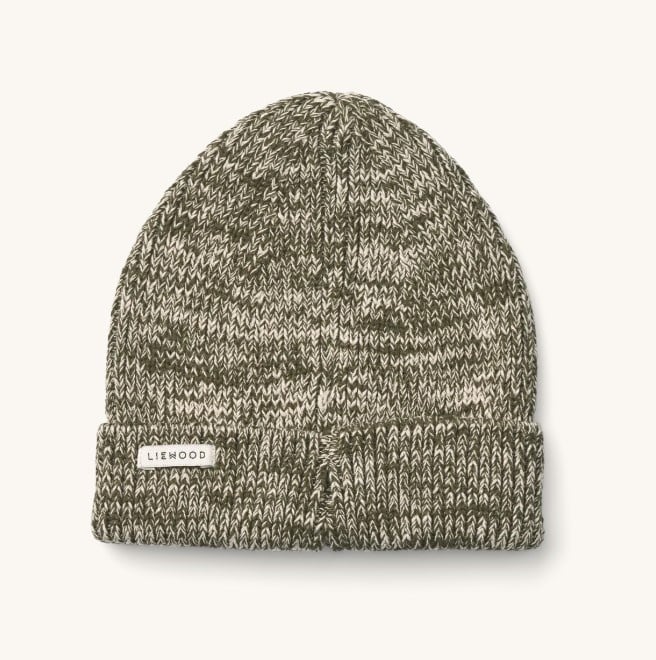 Liewood | Beanie ezra army brown-sandy