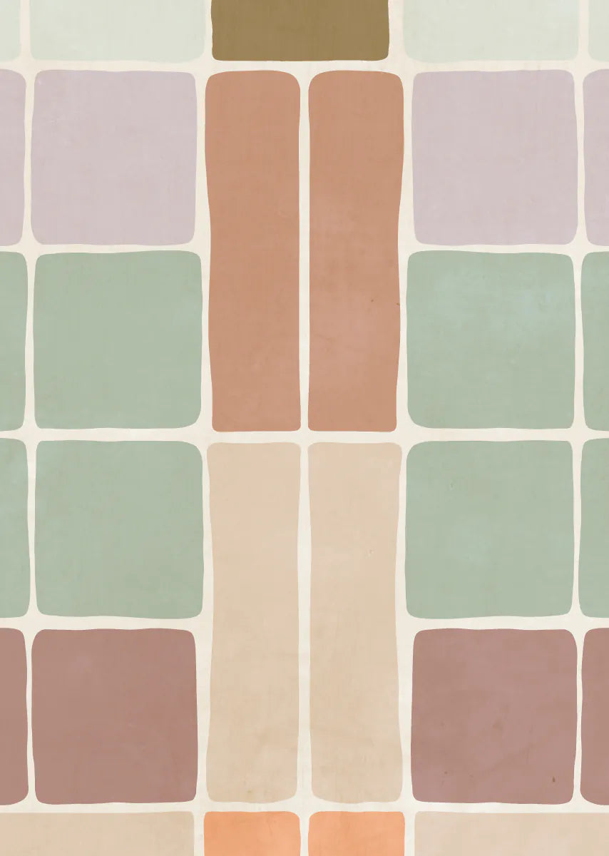 Bibelotte | Behang Patchwork blush
