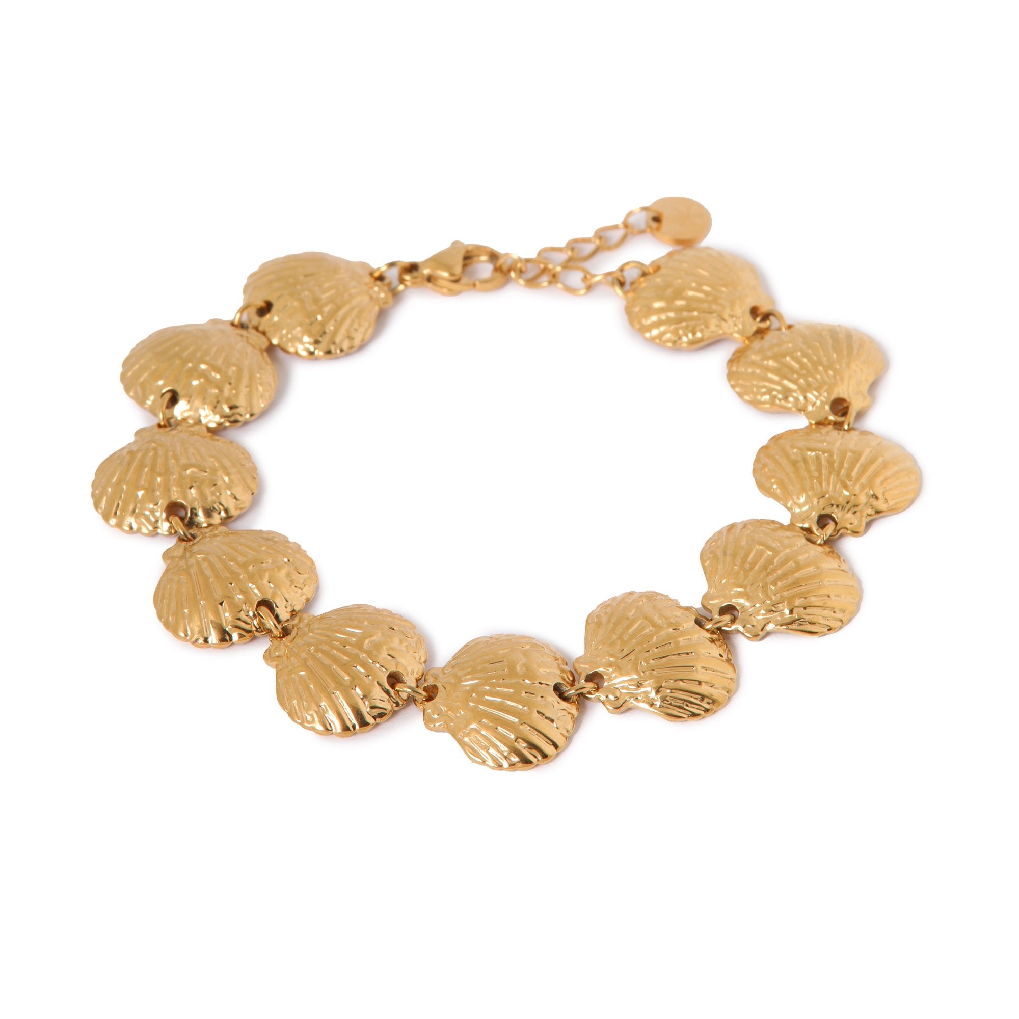 Label Kiki | Armband Big shell gold