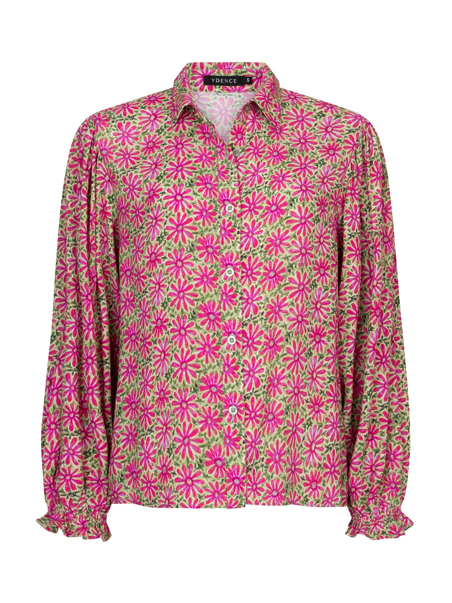 Ydence | Blouse Alyssa pink flower