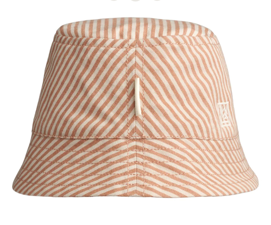 Liewood | Bucket hat stripe salva rose sandy