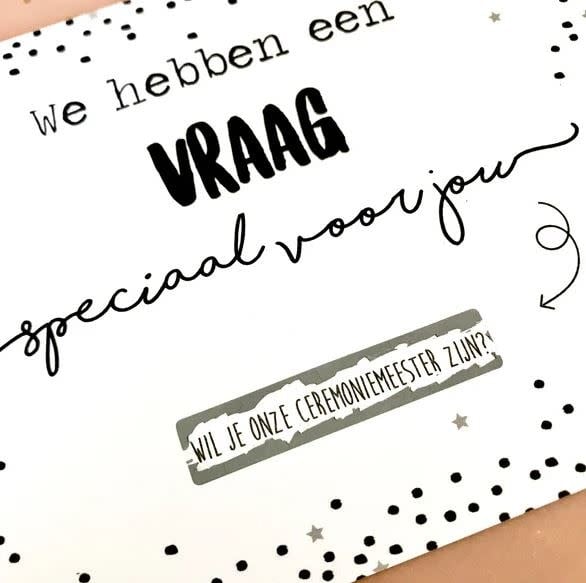 Hippekaartjes | Kraskaart Ceremoniemeester