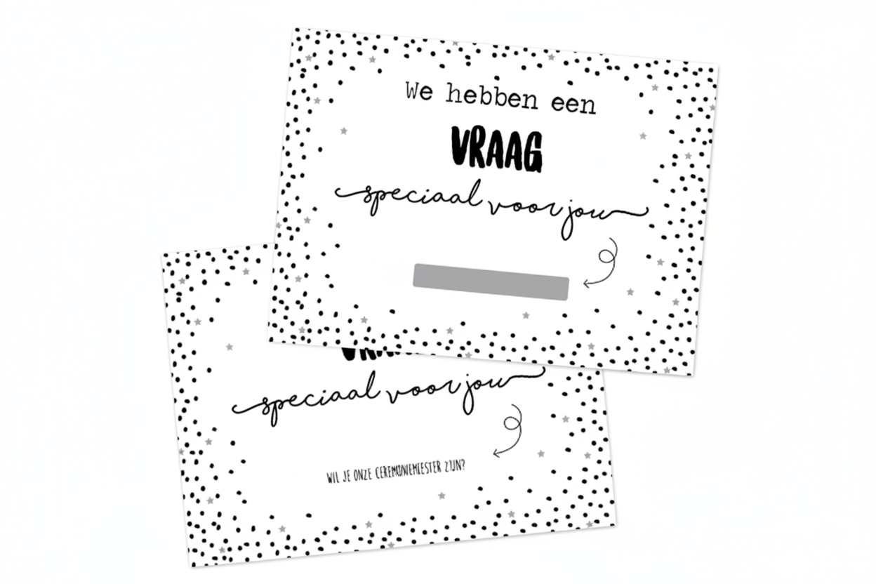Hippekaartjes | Kraskaart Ceremoniemeester