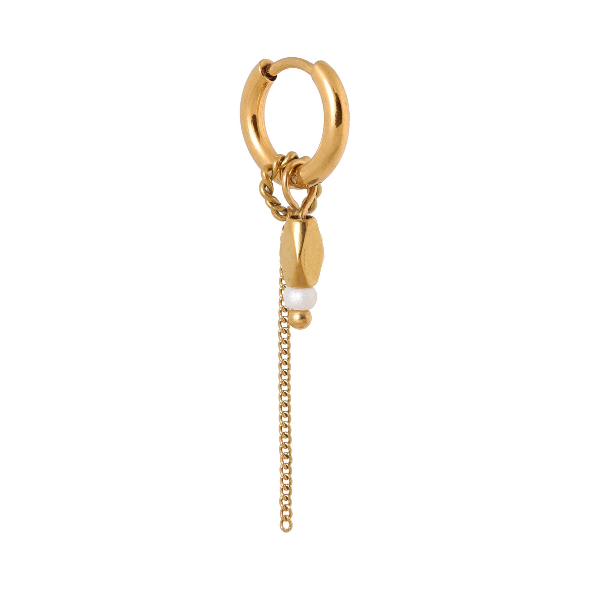 Label Kiki | Oorbellen Chain Medusa gold Set2