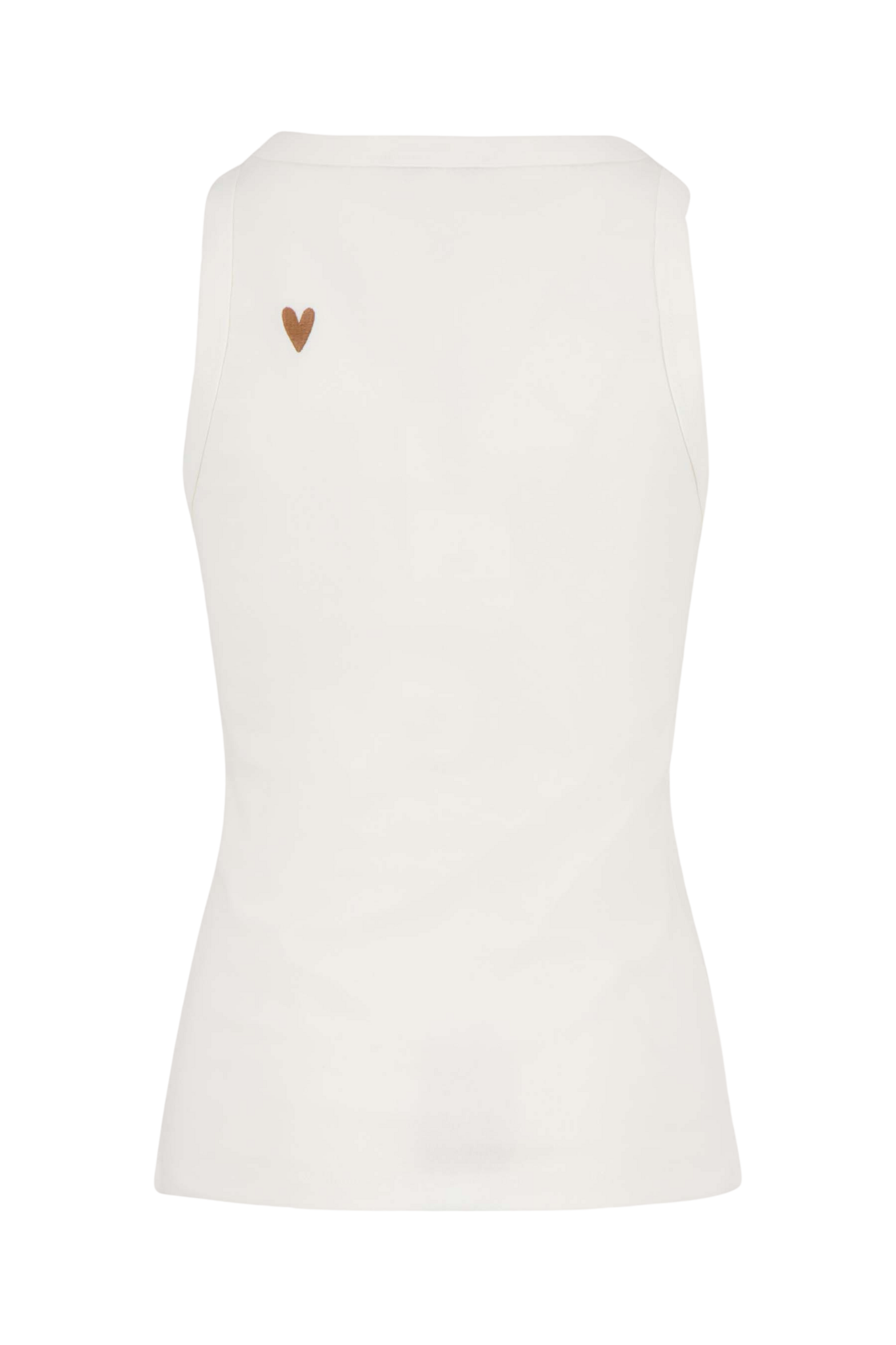 Zusss | Tanktop met borduur off white