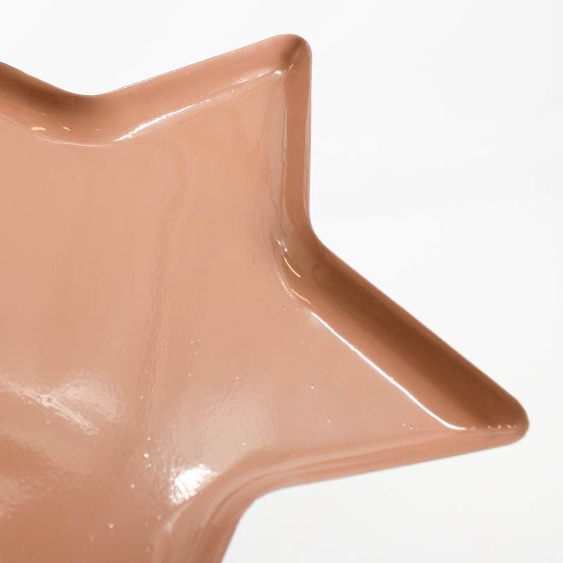 Selected by | Dienblad ster peach 25cm