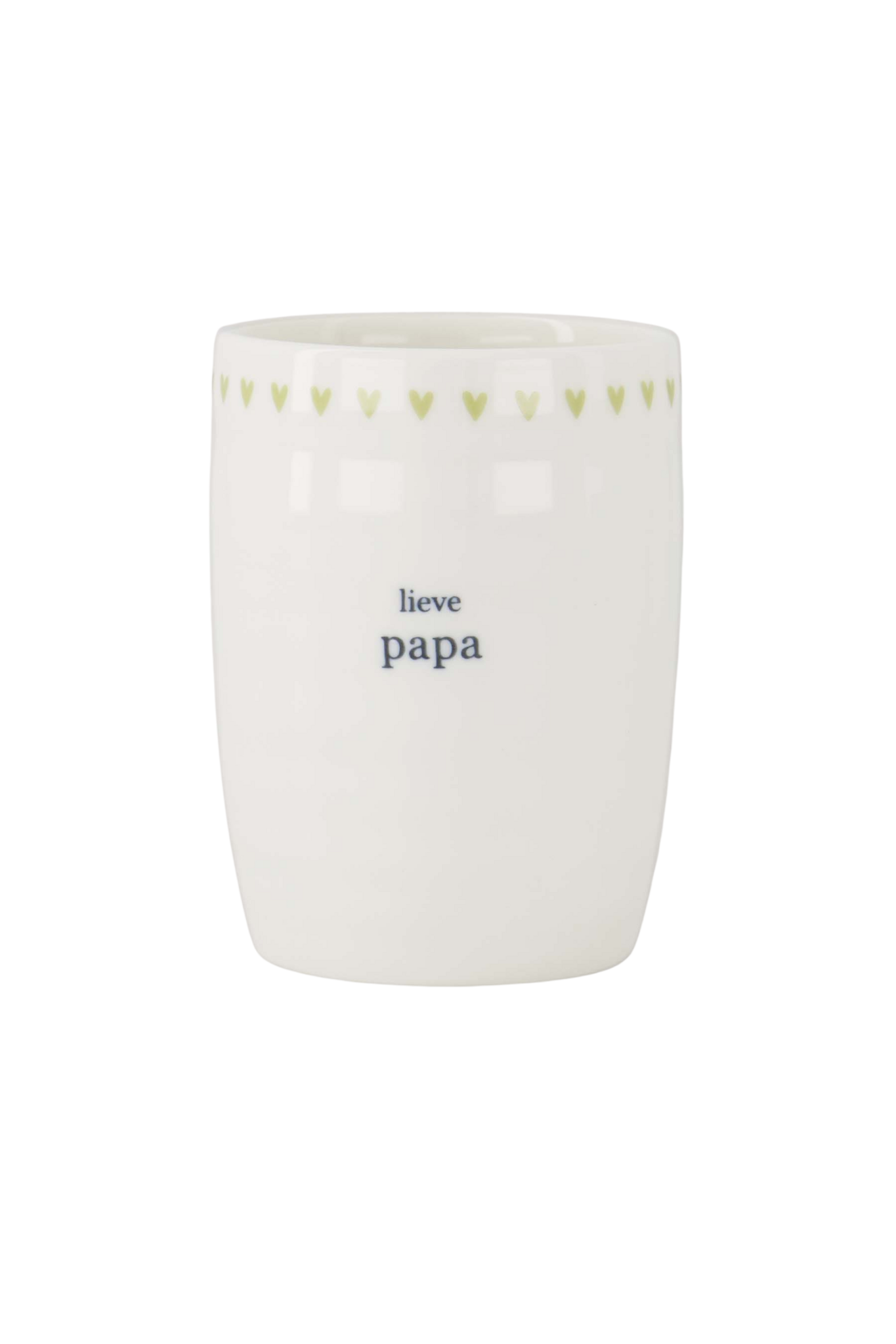Zusss | Koffiemok lieve papa wit/lichtgroen