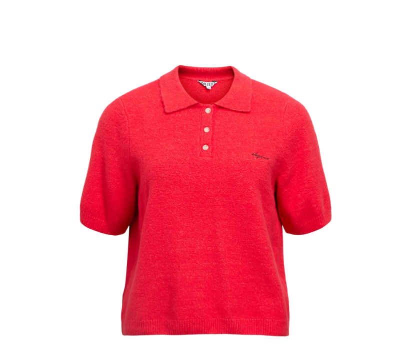 Object | Gebreide polo poinsetta