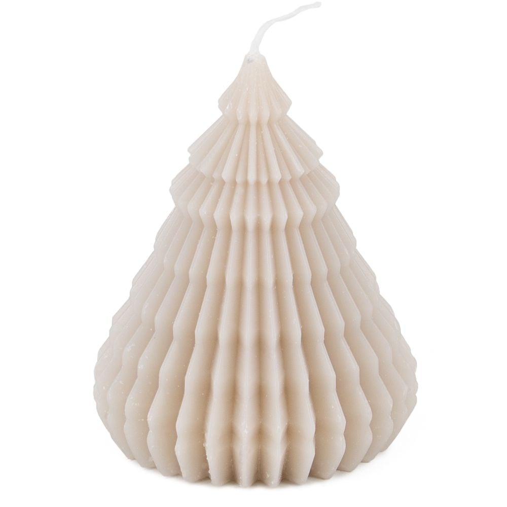 Selected by | Kaars boom beige 14cm
