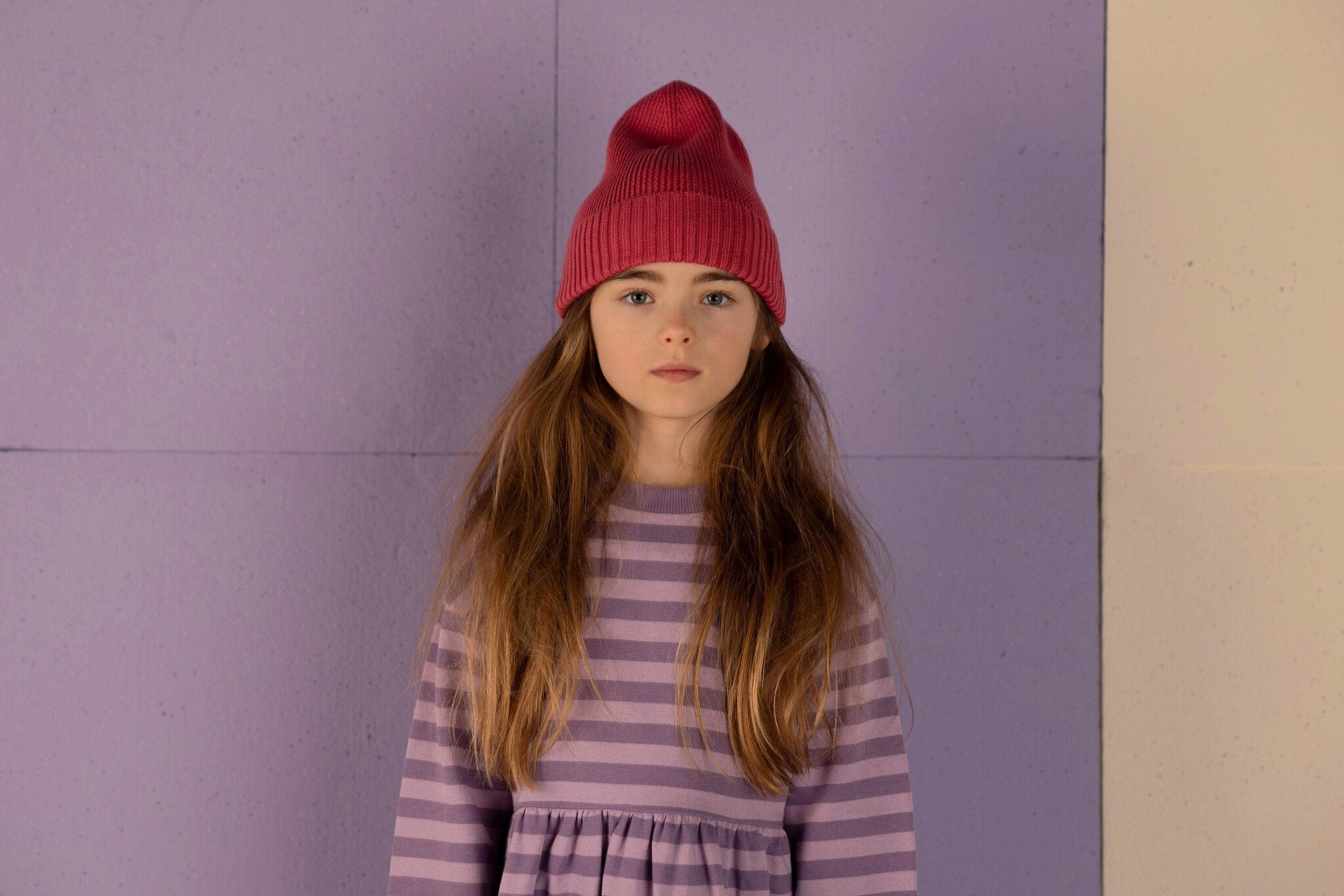 Nixnut | Jurk Fod purple stripe