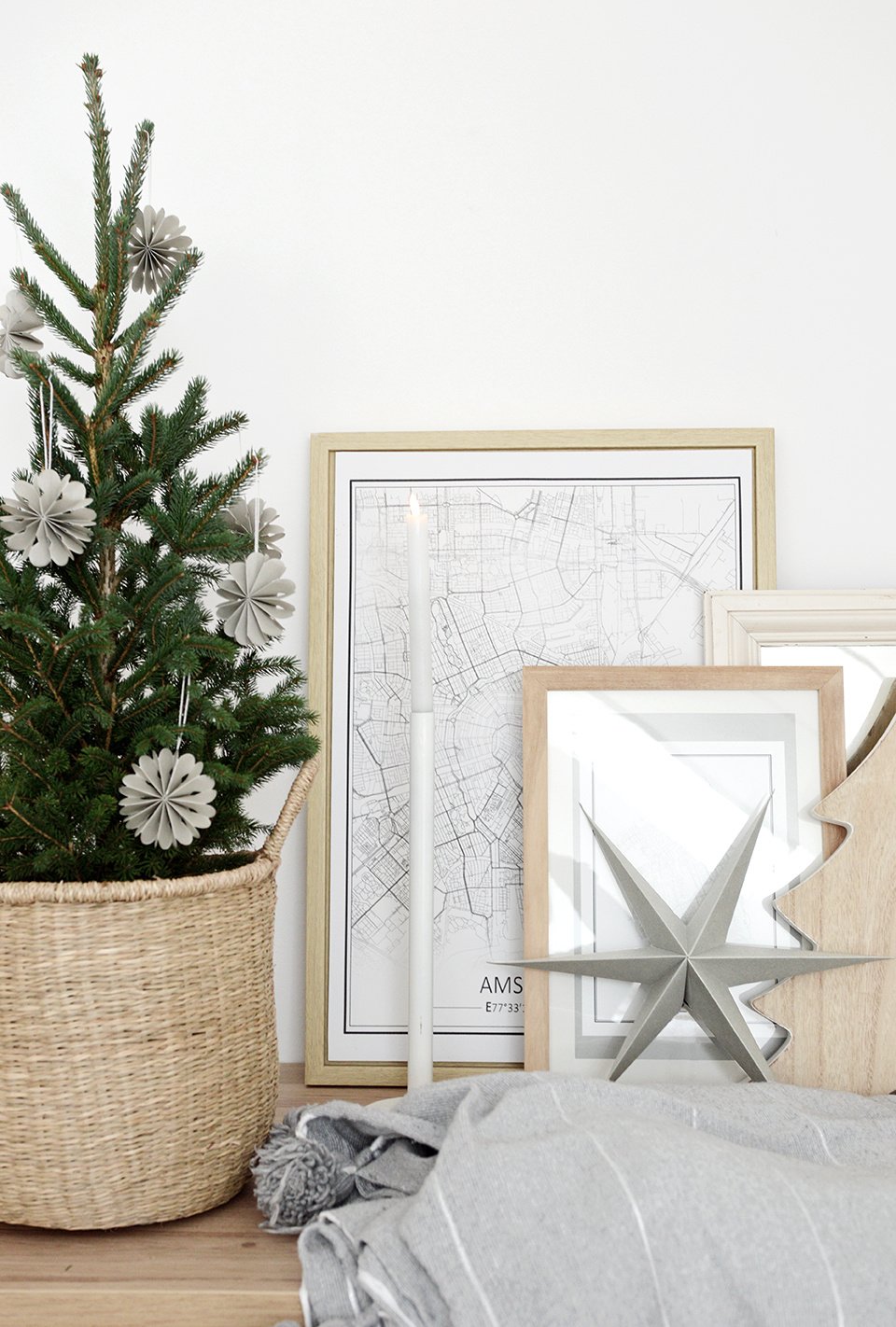 Delight Department | Kerst ster licht grijs set van 2