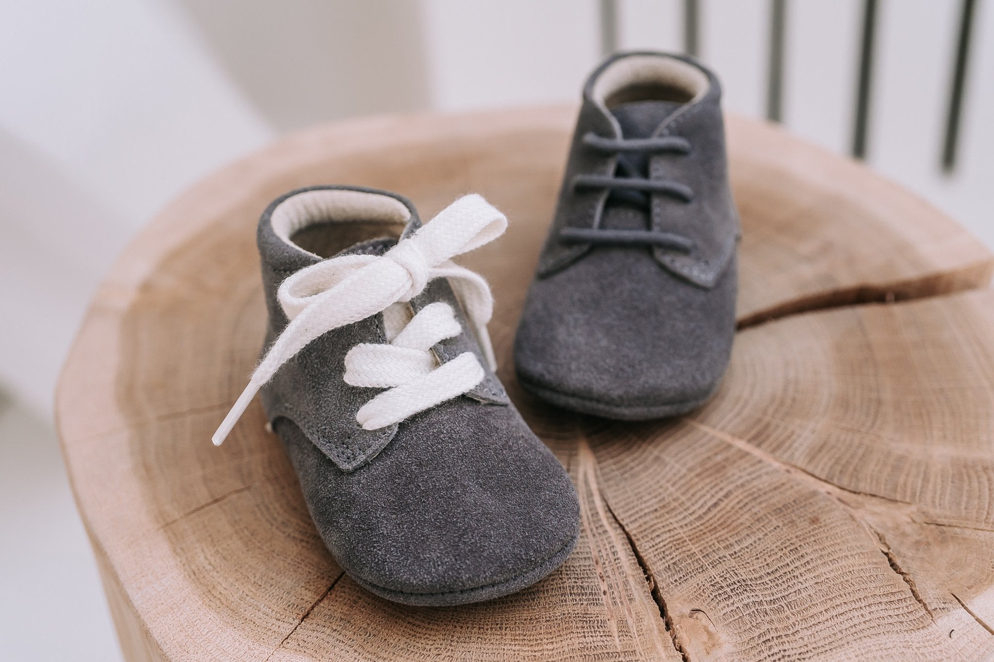 Mavies | Schoentjes suede grijs