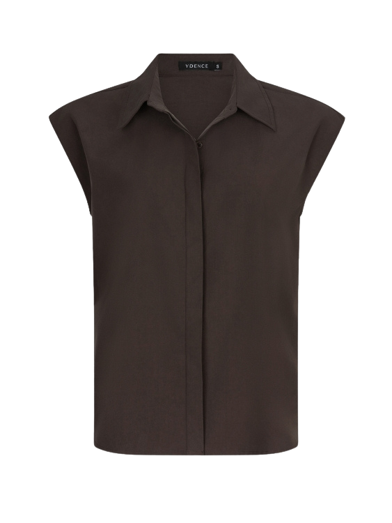 Ydence | Blouse Sabrina dark brown