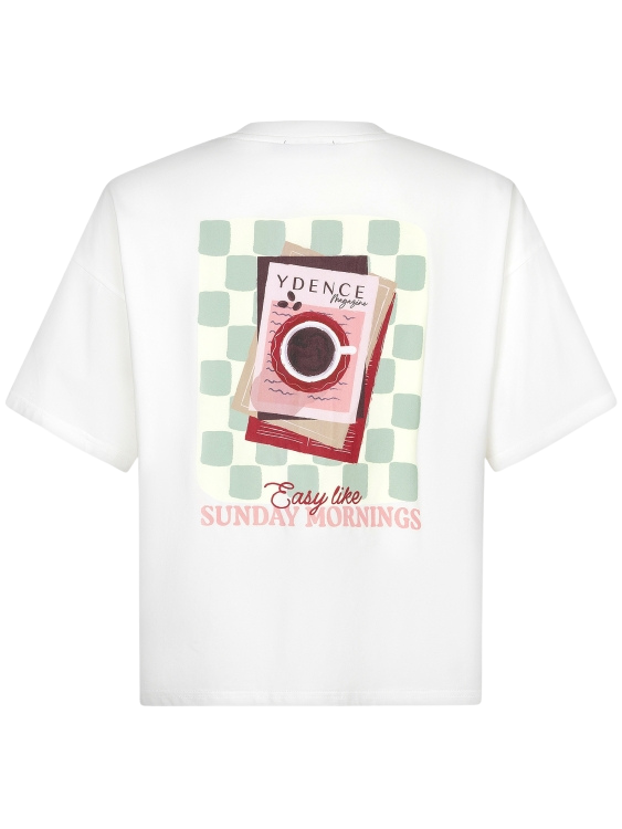 Ydence | T-shirt Sunday mornings off-white