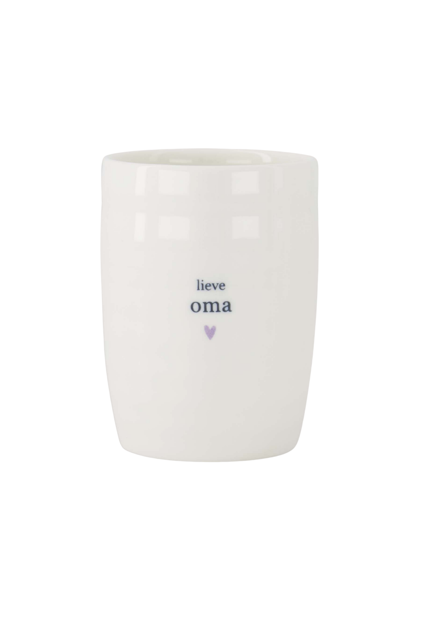 Zusss | Koffiemok lieve oma wit/lila