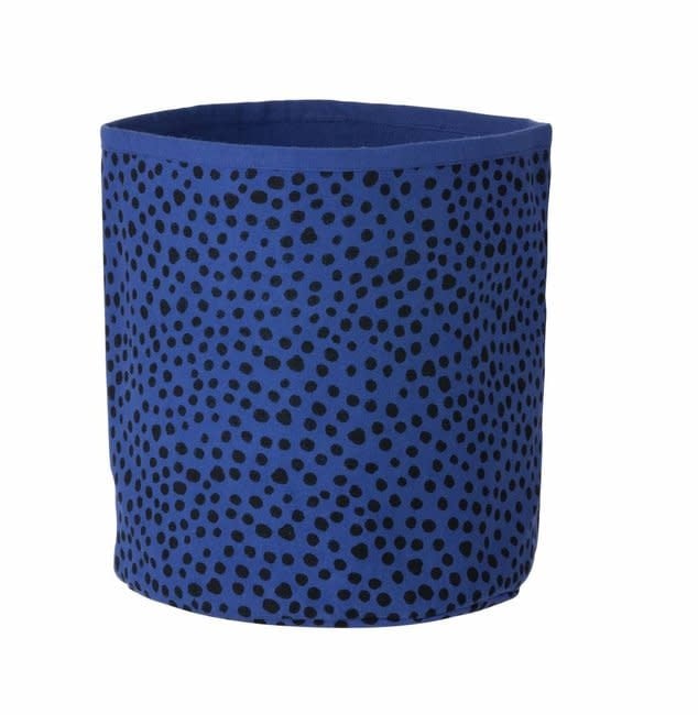Ferm Living | Mandje dots blue