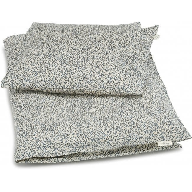 Konges Slojd | Dekbedovertrekset blue blossom baby 100x70 - Default