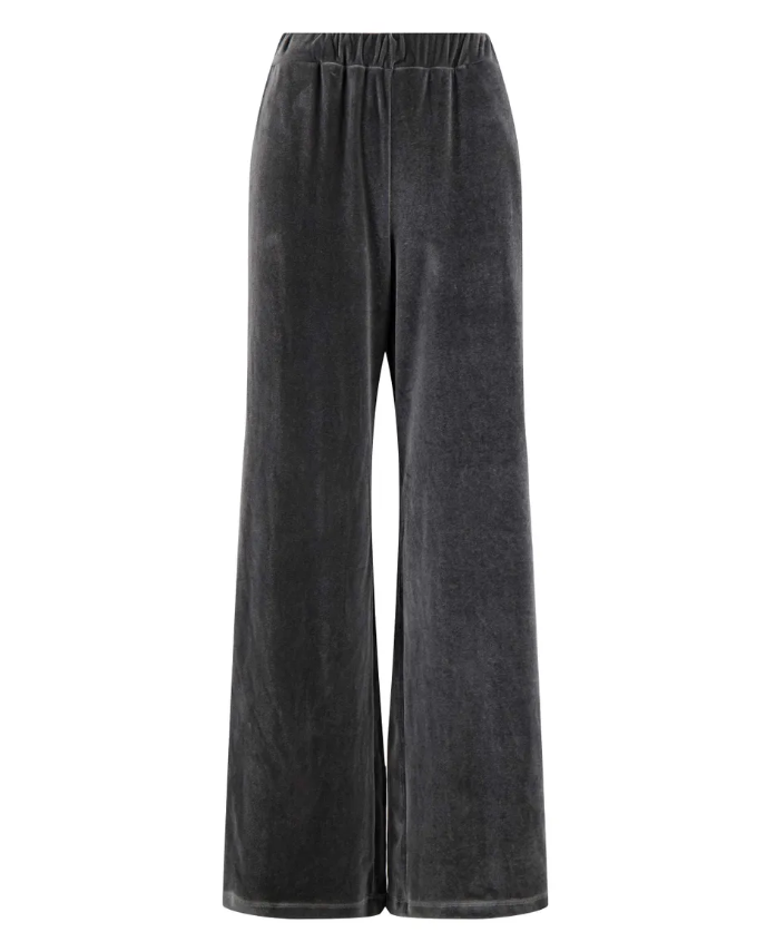Zusss | Fluwelen broek antraciet