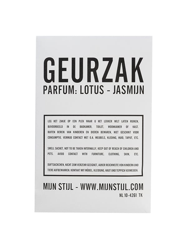 Mijn Stijl | Geurzakje Lotus Jasmijn