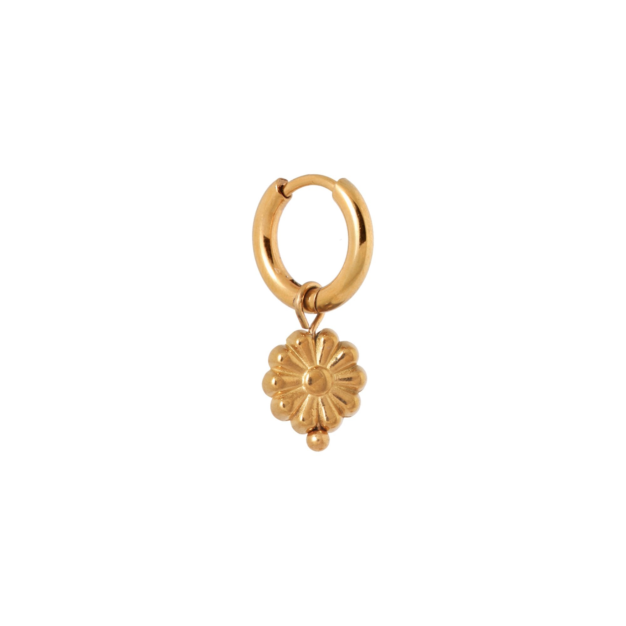 Label Kiki | Oorbellen Golden bloom gold Set2