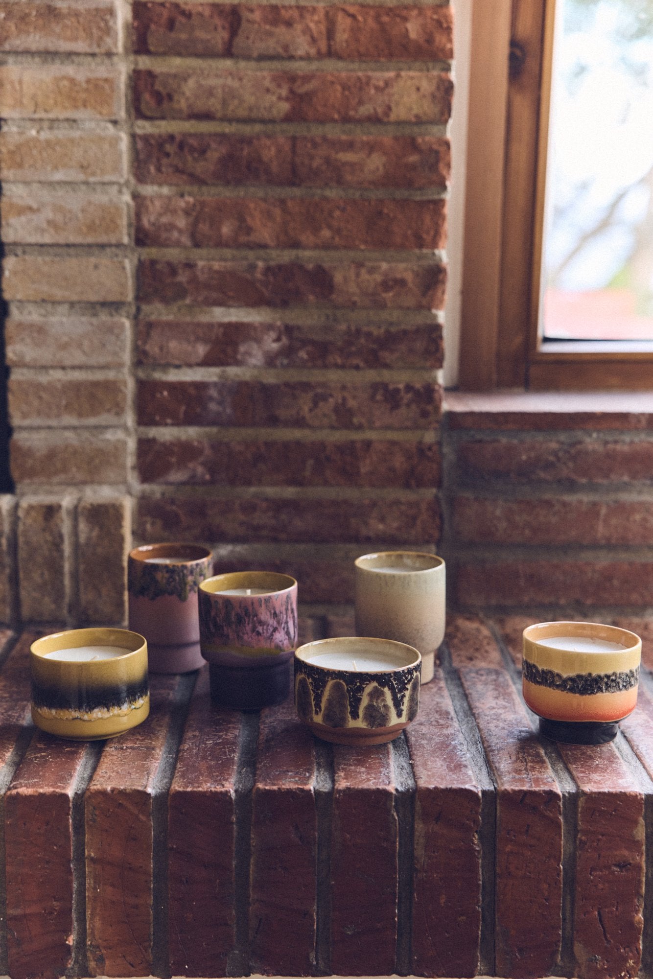 HK Living | 70's servies kleine geurkaars Vancouver