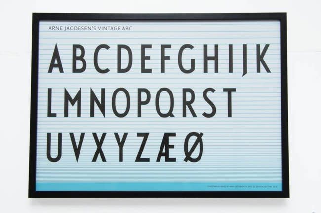 Design Letters | Poster vintage ABC 50x70cm