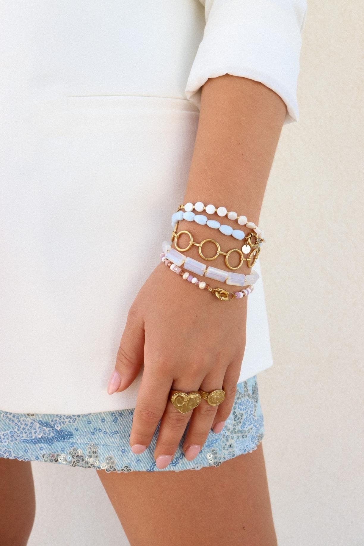 Label Kiki | Armband Rosé all day gold