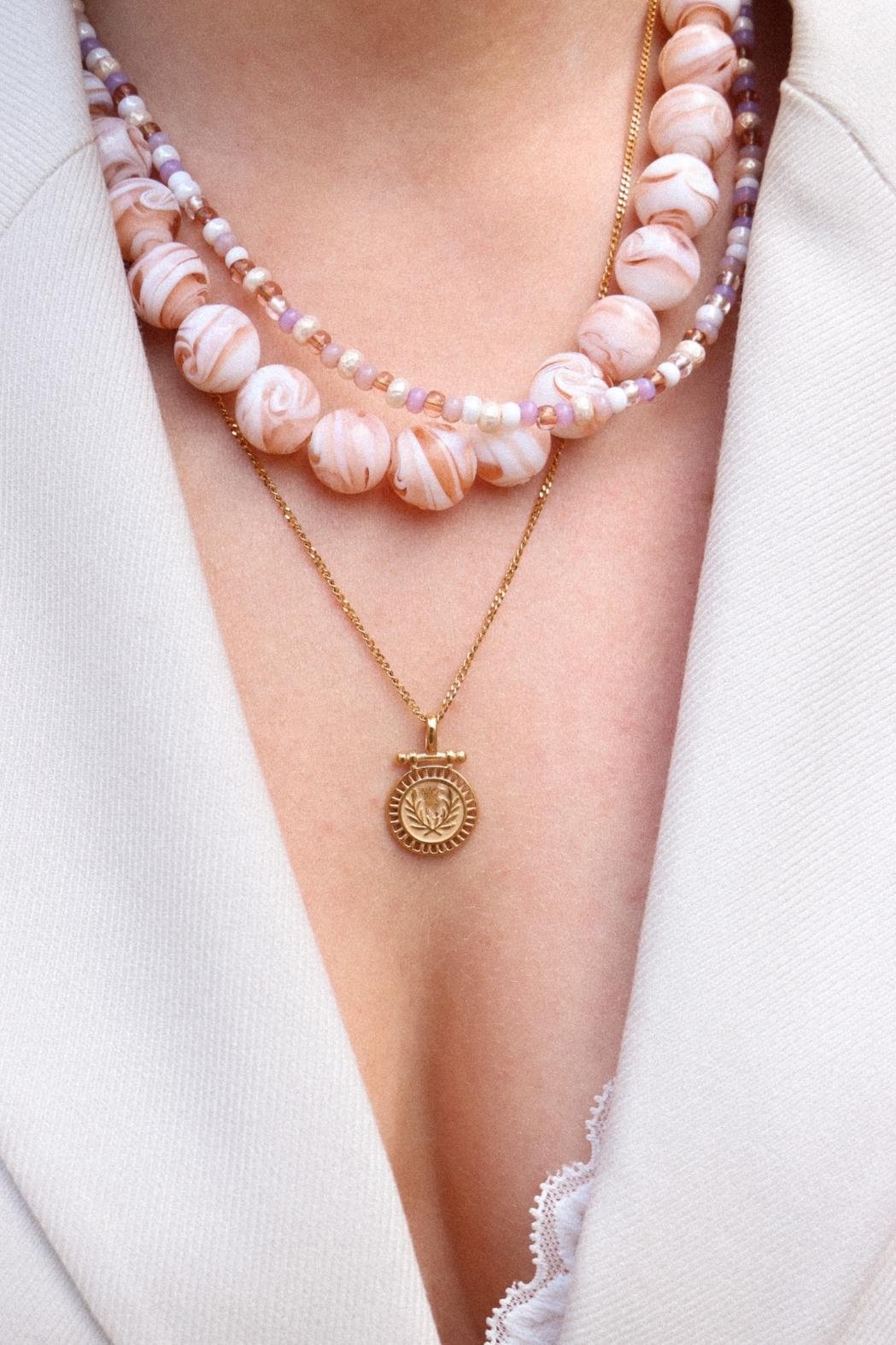Label Kiki | Ketting Rosé all day gold