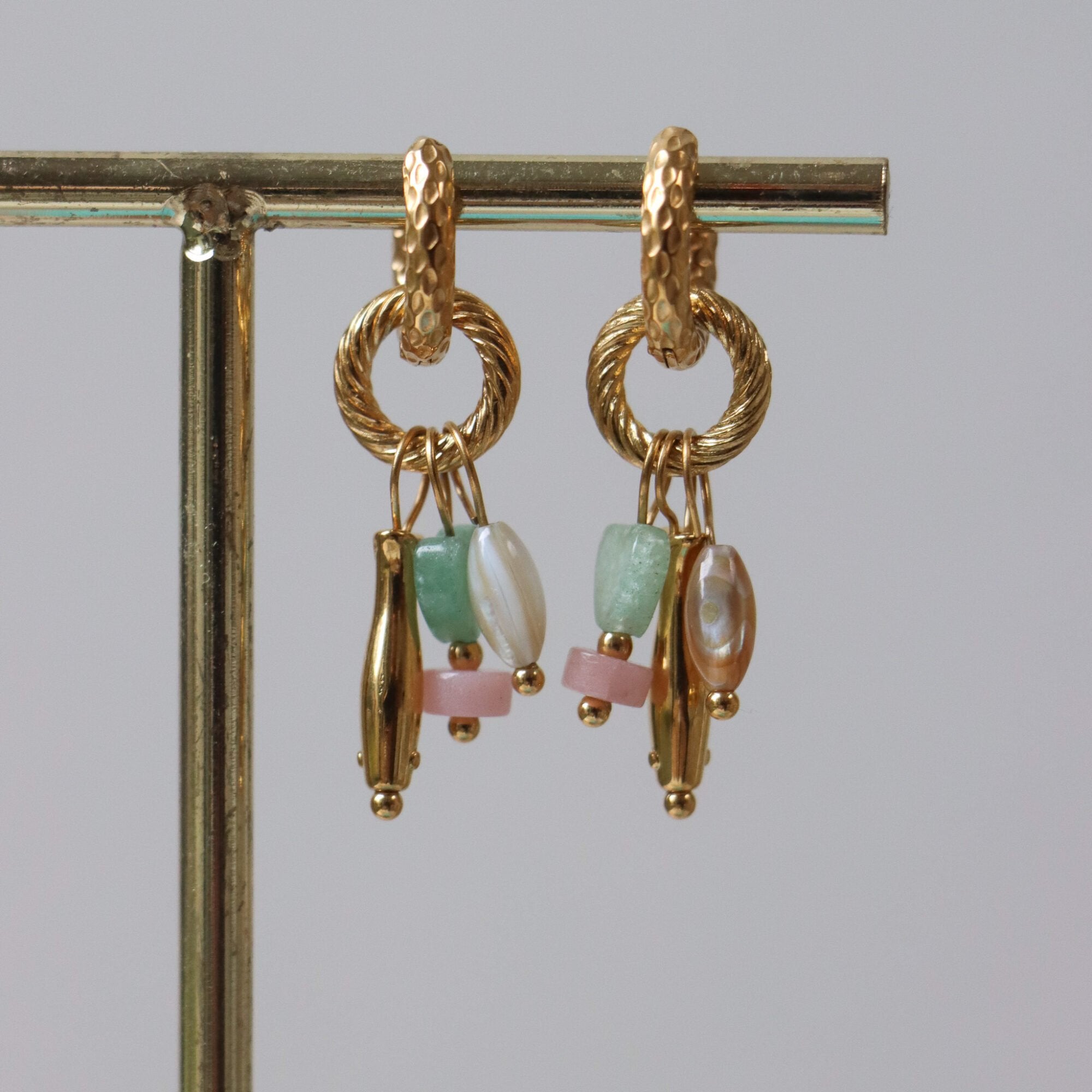 Label Kiki | Oorbellen Little Fish gold Set2
