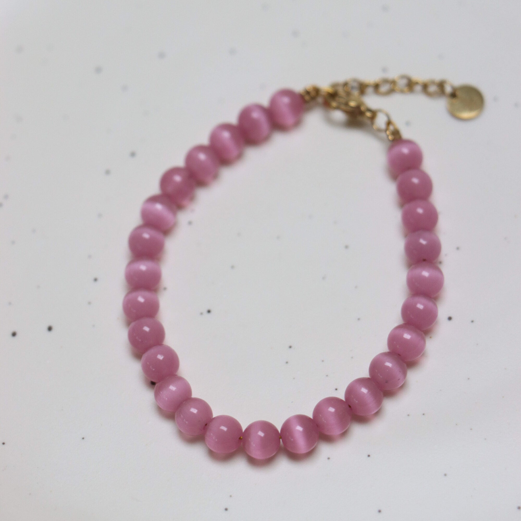 Label Kiki | Armband Pink Snake gold