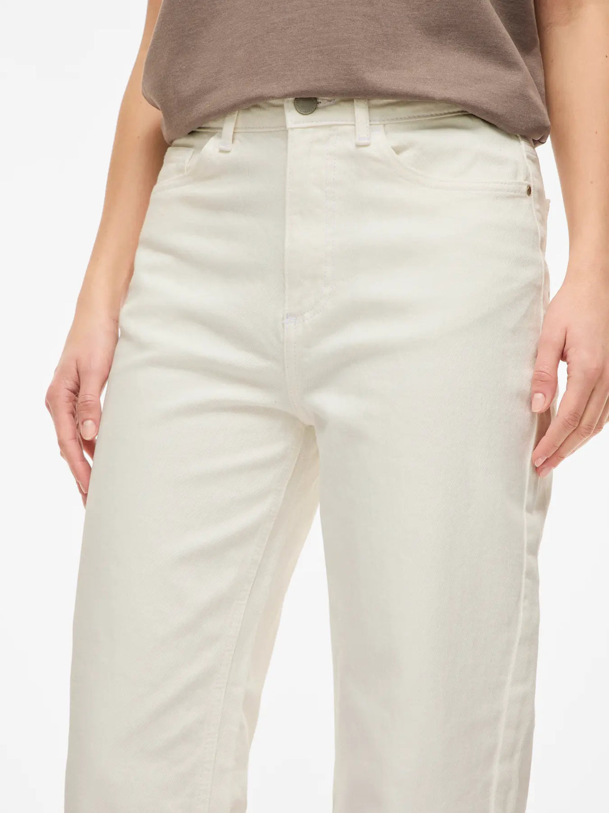 Vila | Jeans Kelly high waist Cloud dancer NOOS