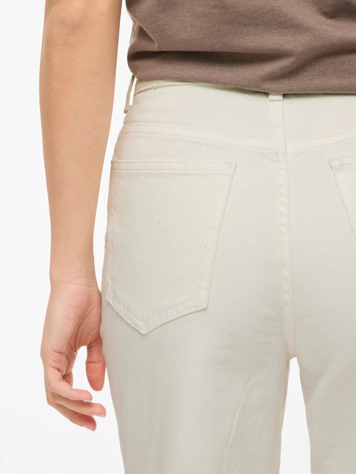 Vila | Jeans Kelly high waist Cloud dancer NOOS