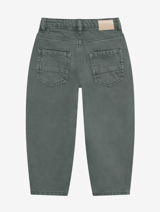 Daily7 | Barrel jeans colored jungle green