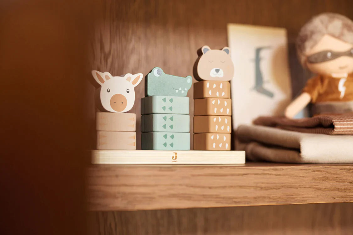 Jollein | Houten stapeltoren jungle jambo