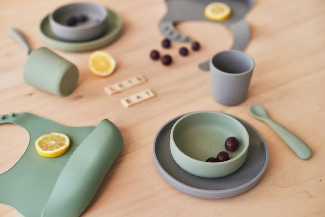 Jollein | Kinderserviesset 4-delig ash green