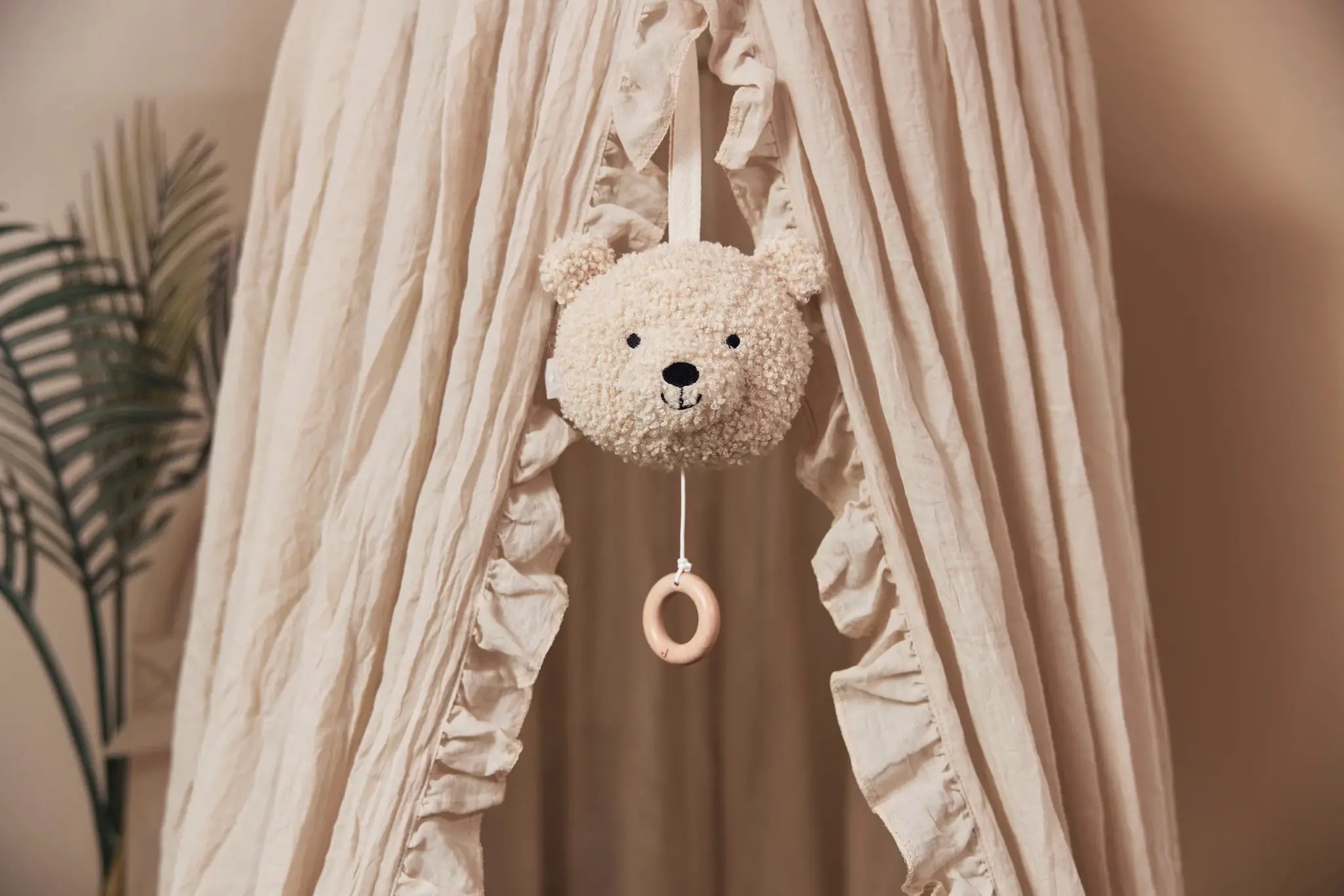 Jollein | Muziekhanger teddy bear naturel